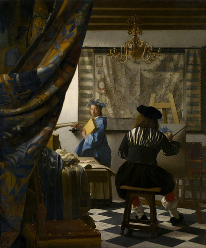 Die Malkunst, Johannes Vermeer van Delft (1632 - 1675), KHM